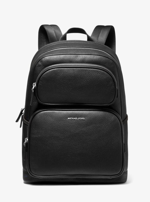 Panske Batohy Michael Kors Cooper Pebbled Leather Čierne - Tasky Michael Kors Lacne | CUYOR-3126